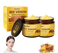 BeeRx BEE VENOM Skin Restoration Cream, Professional Bee Venom Skin Repair & Therapy Treatment Cream For Deep Wrinkle Reduction, Natural bee venom Complete cream for all skin types (2 Pcs)