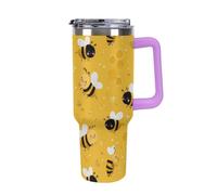 Bees and Beehives Large Capacity Car Cup 40 Oz