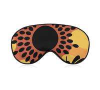 Bees and Sunflowers Sleep Mask for Women Men, Soft Eye Mask with Adjustable Strap for Sleeping, Light Blocking Travel Blindfold for Nap Comfortable Eye Cover for Home Office