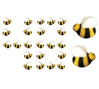 Bees Cakes Decorations- Bumble Bee Shaped Edible Hard Sugar Decorations, 48 pcs by R.U.S. Candy Company