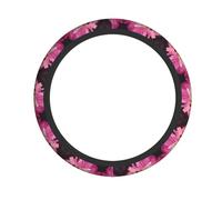 Bees Circling Printed Steering Wheel Cover Elastic Stretch Car Wheel Wrap Breathable Non-Slip Steering Wheel Protector for Car Truck SUV
