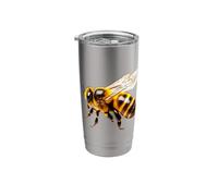 Bees Design Motif Honey Beekeeper Bee Whisperer Bee Boss Stainless Steel Insulated Tumbler