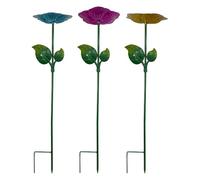 Bees Drinking Station For The Garden - 3 Piece Flower Shaped Bath,Bee Bath | for use in fountain pond farm garden terrace backyard and also outdoor area