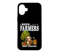 BEES FARMERS BEST FRIENDS Farm Farming Pollinators Harvest Case for iPhone 16 Plus