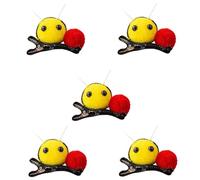 Bees Hair Pin For Girl Kids Festival Cartoon Yellow Bees Side Clip Adult Kids Family Gathering Party Hair Clip Set Funny Hairpin