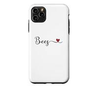 Bees Heart Handwritten Typography Case for iPhone 11 Pro Max