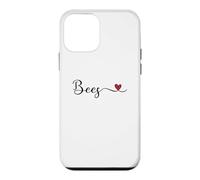 Bees Heart Handwritten Typography Case for iPhone 12 mini