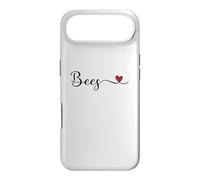 Bees Heart Handwritten Typography Case for iPhone Air