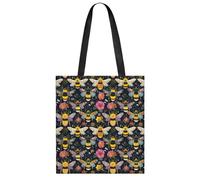 Bees Honeycombs Tote Bag for Women Men Shoulder Bags Purses Pouch Handbags