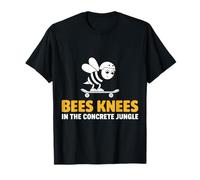 Bees Knees Skateboarding Design T-Shirt