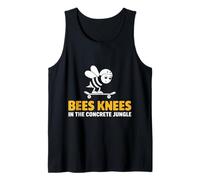 Bees Knees Skateboarding Design Tank Top