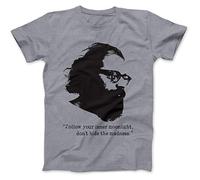 Bees Knees Tees Allen Ginsberg Inspired T-Shirt Grey