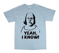 Bees Knees Tees Andy Pipkin Little Britain Inspired T-Shirt Light Blue