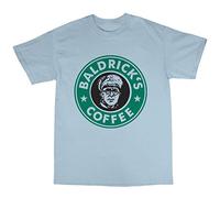 Bees Knees Tees Baldrick Blackadder Inspired T-Shirt Light Blue