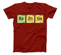 Bees Knees Tees Bazinga Periodic Table T-Shirt Red
