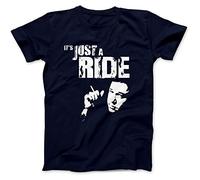 Bees Knees Tees Bill Hicks Inspired Just A Ride T-Shirt Navy Blue