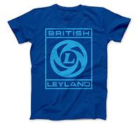 Bees Knees Tees British Leyland Retro T-Shirt Royal Blue