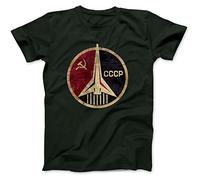 Bees Knees Tees CCCP Russian Soviet USSR T-Shirt Forest Green