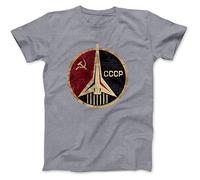 Bees Knees Tees CCCP Russian Soviet USSR T-Shirt Grey