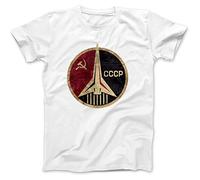 Bees Knees Tees CCCP Russian Soviet USSR T-Shirt White
