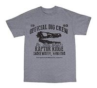 Bees Knees Tees Dr. Alan Grant's Raptor Ridge T-Shirt Grey