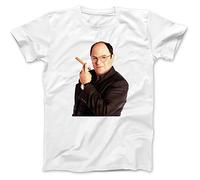 Bees Knees Tees George Constanza Inspired by Seinfeld T-Shirt White