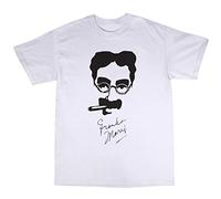 Bees Knees Tees Groucho Marx Autograph T-Shirt White