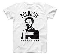 Bees Knees Tees Haile Selassie Inspired T-Shirt White