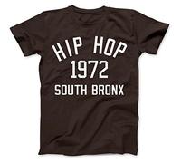 Bees Knees Tees Hip Hop Music Bronx 1972 T-Shirt Dark Chocolate