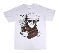 Bees Knees Tees Hunter S. Thompson T-Shirt White