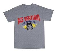 Bees Knees Tees Jim Carrey Pet Detective T-Shirt Grey