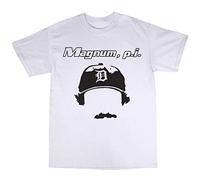 Bees Knees Tees Magnum P.I. PI T-Shirt White