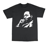 Bees Knees Tees Martin Luther King T-Shirt Black