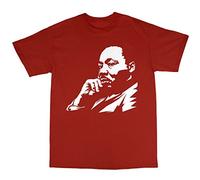 Bees Knees Tees Martin Luther King T-Shirt Red