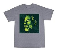 Bees Knees Tees Philip K. Dick T-Shirt Grey