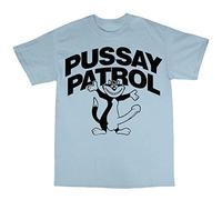 Bees Knees Tees Pussay Patrol Stag Do T-Shirt Light Blue