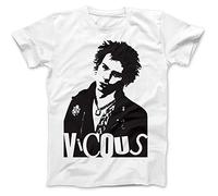 Bees Knees Tees Sid Vicious Tribute T-Shirt White