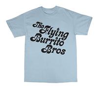 Bees Knees Tees The Flying Burrito Brothers T-Shirt Light Blue