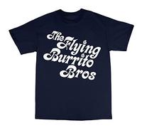 Bees Knees Tees The Flying Burrito Brothers T-Shirt Navy Blue