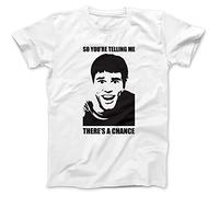 Bees Knees Tees There's A Chance T-Shirt White