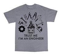 Bees Knees Tees Trust Me I'm an Engineer T-Shirt Grey