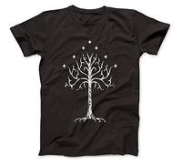 Bees Knees Tees White Tree of Gondor Tolkien T-Shirt