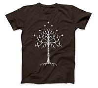 Bees Knees Tees White Tree of Gondor Tolkien T-Shirt