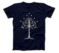 Bees Knees Tees White Tree of Gondor Tolkien T-Shirt