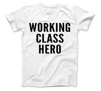 Bees Knees Tees Working Class Hero As Worn by John T-Shirt White