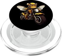 Bees Motorcyclist/Motorcycle Bee PopSockets PopGrip for MagSafe