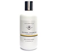 BEES of BRITAIN - 99% Natural Shampoo - Lavender, Mint. No Sulfates/Parabens, pH 5.5, Sensitive Skin. We Donate 5% of our Profit to Save Bees + Pollinators. 250ml