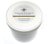 BEES of BRITAIN Pure Calcium Bentonite Clay - 100% Natural Cosmetic Grade - Superfine Pore-Clarifying Detox Mask - Deep Pore Cleansing for Face & Body - 454g