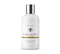 BEES of BRITAIN Soap Bark Face Wash 250ml - Honey & Lavender | 99% natural face wash with soap bark natural saponins, wildflower honey humectant, lavender, pH 5.5 neutral. UK made. 250ml.