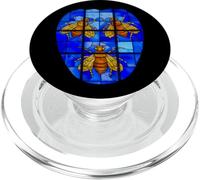 Bees Stained Glass Window Santa Maria in Aracoeli Bee Lover PopSockets PopGrip for MagSafe